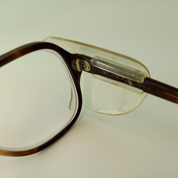 Vintage 70s Aden Z 87 Optical Safety Eye Glasses Frames - Picture 6 of 9